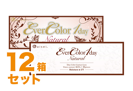 エバーカラーワンデー ナチュラル 20枚入り（×12箱）