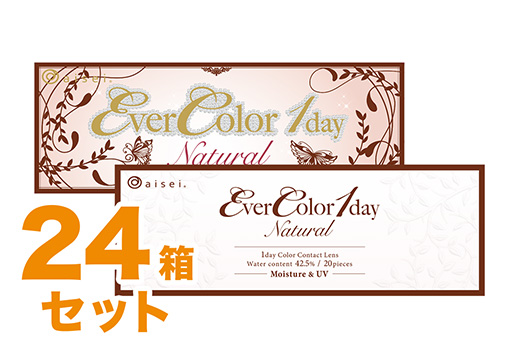 エバーカラーワンデー ナチュラル 20枚入り（×24箱）